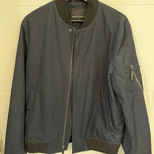 Banana Republic Flight Bomber Jacket in Preppy Navy
